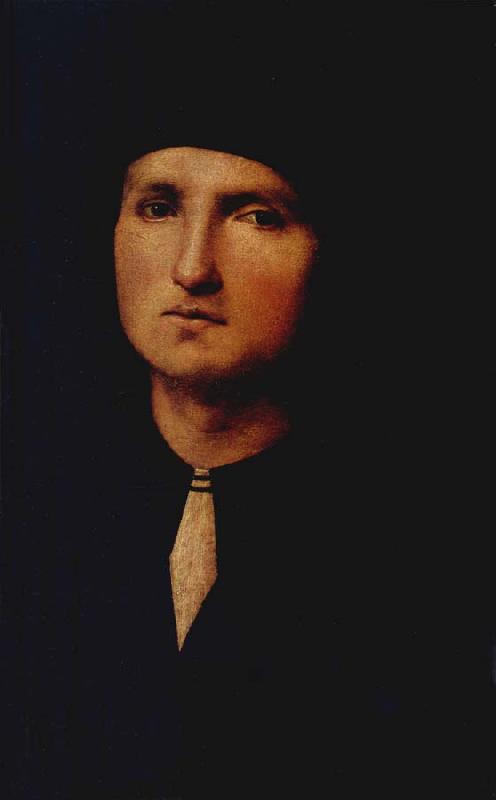 Pietro Perugino Portrait of a young man oil painting image